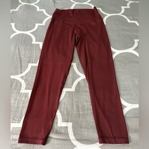 NWOT OFFLINE Aerie The real me 7/8 high waisted legging.  Med Short Royal Berry